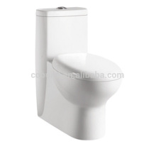 CB-9504 China manufacturer Porcelain One Piece Water Closet concealed trap way toilet slave